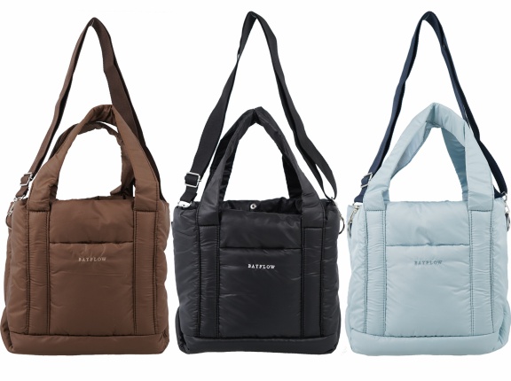 BAYFLOW 収納5ポケット キルティングバッグBOOK 全3種