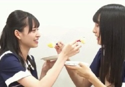 かわいすぎるｗ 賀喜遥香×金川紗耶のもぐもぐ＆あ～んgifがコチラｗｗｗ