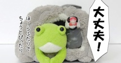 カエルくんとセラの仲良しコンビ