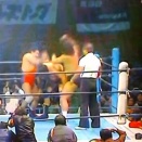 長州力、A浜口　対　D・マードック、A・アドニス（1983。12．７）