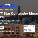 結果 WS-R32 WTT-SC Muscat 11/20