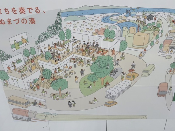 沼津駅前の西武百貨店跡地。どんどん工事すすんでる。ヌマヅジャムズって名前。覚えておこ。(沼津市大手町)