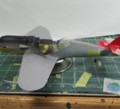 塗装(ファインモールド1/72Bf109G-6製作記)