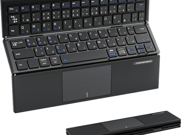 Ewin 折りたたみ式 ワイヤレス bluetooth接続 キーボード