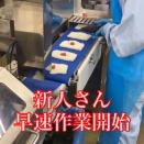 【動画】弊社期待の新人さん、おにぎり工場の梅干し係配属決定！鬼の12時間勤務開始へwwwwwwwwwwwwwwww