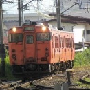 懐かしいかな　只見線の臨時列車　キハ47　首都圏色