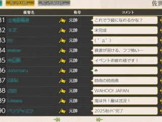 十二月作戦お疲れ様でした【今度は98位】