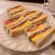 はまの屋パーラーで朝活