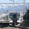 本日撮影　E257系による「あずさ71号」と「あずさ83号」