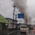 【火事情報】宮城県柴田郡村田町村田反町付近から煙あがる火災3月26日 #宮城 #村田町 #火災