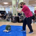 夏の思い出♪皆で力合わせてスイカ割り＆甘〜いスイカを堪能しました😊🍉祭り