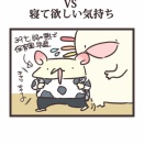 遊びたい気持ち VS 寝て欲しい気持ち