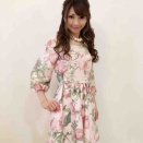 フェリエワンピメリーベルローズ柄70％OFF★ピンク在庫38サイズ2点のみになりました！