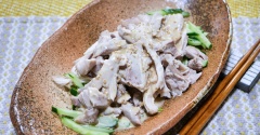 ごまペースト無し鶏もも肉で作る「棒棒鶏風」