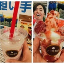 日本橋高島屋催事　元・中日ドラゴンズの三ツ間卓也氏が手がける三ツ間農園のイチゴサンデーとイチゴミルクを購入した