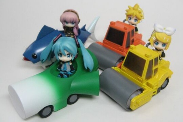 Vocaloid フィギュア 激走プルバックカーセット全4種