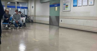 パパさん救急車に乗る。