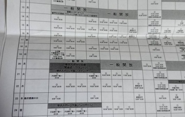 『11月の予定表』の画像