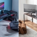 配線スッキリ、作業は広々！より使いやすく改良された幅120cmローデスク