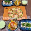 海老とトマトのジェノベーゼピザ