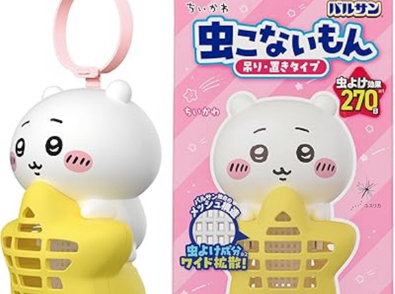 【復活1,078円】バルサン ちいかわ 虫こないもん 吊り＆置きタイプ 虫よけ効果 270日が販売中。アマゾンにて