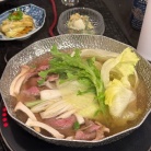 赤城牛の切り落としで、レタス鍋の夜ごはん