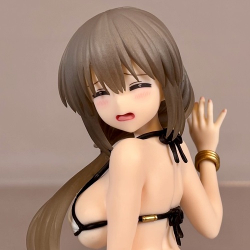 【フィギュアレビュー】宇崎ちゃんは遊びたい！ω Desktop Cute フィギュア 宇崎月～浜辺で水着ver.～
