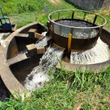 『円筒分水『原の大池の円筒分水工①』兵庫県加古川市』の画像