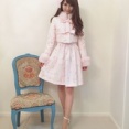 ☆Sale70%OFF★ベビーバルドーダウン★グランヴィルホワイトローズ柄ピンク、残り4枚☆