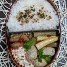 わらびの恩返しだなあと思っている～夫のお弁当272