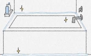 お風呂をコーキング 2カ月後…