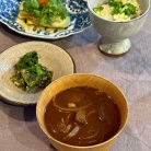 牛とろろ丼の夜ごはん