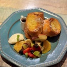 【友安製作所Cafe浅草橋】フレンチトースト　フルーツ添え