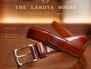 Myサイズがある今に。LAKOTA「LHB-003」マホガニーコードバンベルト再入荷