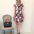 ☆Sale80％OFF★フレンチドールワンピ★プリンセスJAPONローズ柄黒、38サイズが殘り2枚☆