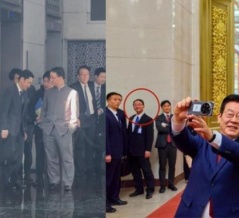 「ポケットに手」日本には屈辱を与えたが…韓中首脳会談の時は反転＝韓国の反応