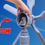 『PVCパイプからできる風力発電の作り方』の画像