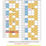 どうぶつ園通りの動物病院　獣医師勤務表