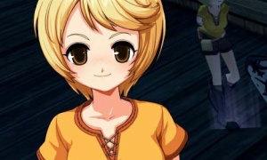 あそこのきれいな顔したおばさんが売ってるはずだよ。