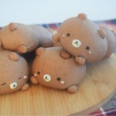 ころりん♪黒豆くまパン