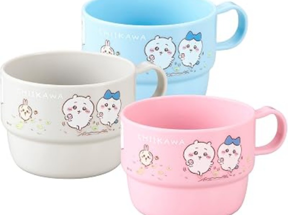 【品薄660円】オーエスケー OSK ちいかわ 取っ手付き コップ 300ml 3個セット PT-6が販売中