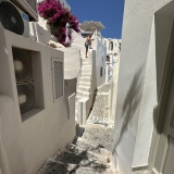 海外リゾートの美しい家と家主。