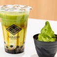 「SAHANJI」の『タピオカ黒糖抹茶ミルク』など（イオンモール茨木）【たかつーグルメ】