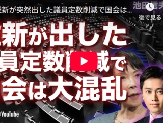衆議院は完全小選挙区、参議院は完全比例代表にする「政治改革2.0」