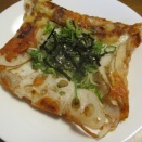 みなさまのお墨付きローストガーリックとフライドオニオンの香ばしさブラックカレー　れんこんのガレット　今日の伊吹山