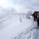 三平山で雪遊び