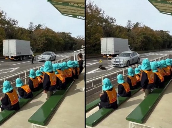 外国人「日本の園児はこうやって交通安全を学んでるらしいぞ！」