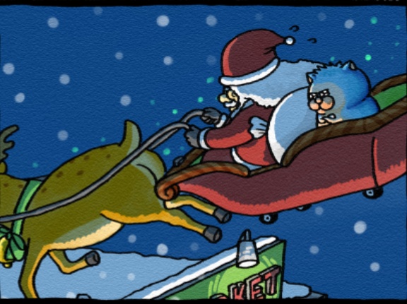 【メロとタビ】サンタがやってきたみたいです