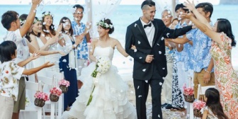 仲のいい従姉の結婚式に今まで会わせたことがない彼氏も連れていったら、お披露目会みたいになってしまうかな？控えた方がいいのか迷う。