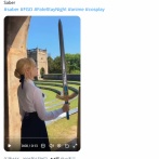 【衝撃】ロシア美女のFateのセイバーのコスプレ、レベルが違いすぎるｗｗｗｗ